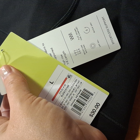 all In Motion Black Yoga Workout Pants Size Large - Picture 4 of 12